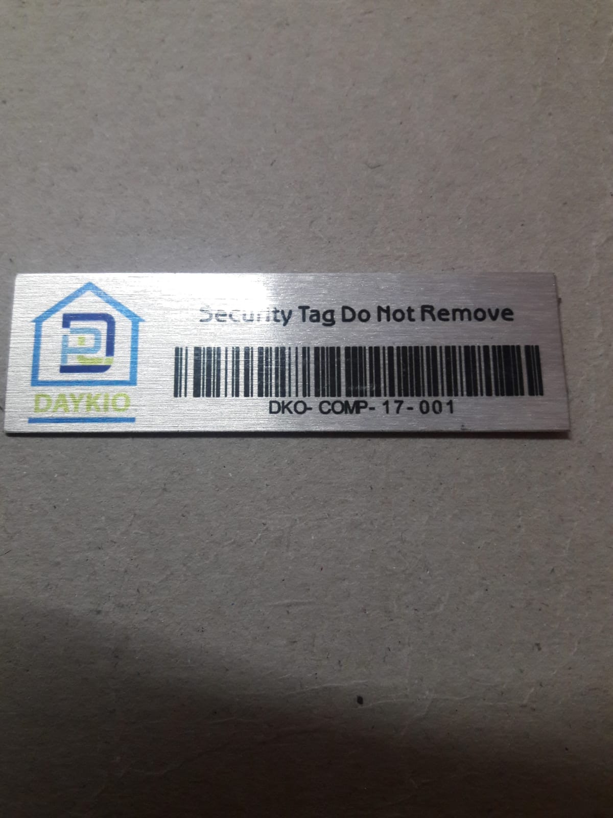 Aluminium Asset Tags